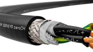 Mit der Zero-CM-Technologie ging Lapp einen neuen Weg: Die Leitung ist vom visuellen Erscheinungsbild unsymmetrisch, jedoch wird hundertprozentige elektromagnetische Symmetrie erzielt. Letztendlich wird dadurch sogar weniger Schirmung benötigt. (Bild: Lapp)