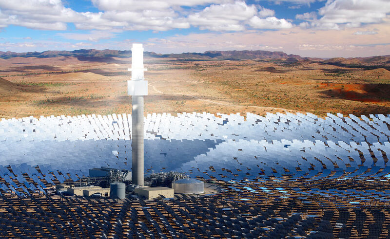 The first of its kind in Australia, the Aurora Solar Energy Project will utilise SolarReserve’s leading solar thermal technology with integrated molten salt energy storage. (Business Wire)