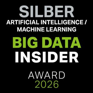 Artificial Intelligence / Machine Learning – Silber: DataikuDataiku ist die Platform for AI Success, die unternehmensweite Orchestrierungsebene für die Entwicklung, Bereitstellung und Steuerung von KI. In einer einzigen Umgebung entwerfen und betreiben Teams Analytics, Machine Learning und KI-Agenten mit der Transparenz, Zusammenarbeit und Kontrolle, die Unternehmen dafür benötigen. Dataiku ist über Datenplattformen, Cloud-Infrastruktur und KI-Diensten angesiedelt und verbindet den gesamten KI-Stack eines Unternehmens – so können Organisationen KI in Umgebungen mit verschiedenen Anbietern unter zentraler Steuerung einsetzen.Mehr Infos unter: https://www.dataiku.com/de/(Bild:  Vogel IT-Medien)
