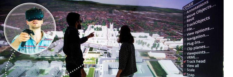 Kooperative VR-Visualisierung eines Mehrgenerationenhauses(Bild:  Fabian Dembski)