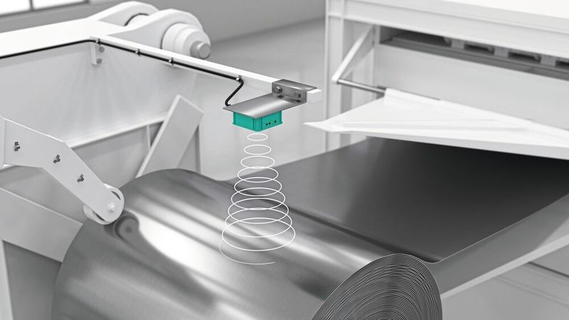 Messung des Materialverbrauchs in der Blechschneidanlage (Bild: Pepperl+Fuchs )