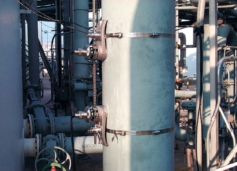 Durchflussmessung mit dem Ultraschall-Prosonic Flow nach dem Ultraschall-Laufzeitdifferenzverfahren  (Bild: Endress+Hauser)