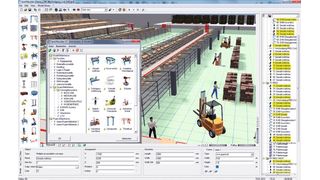 Einfach aufgeräumt: Die neue Benutzeroberfläche visualisiert Logistik-Projekte nun noch einfacher und übersichtlicher. (Bild: Tarakos)