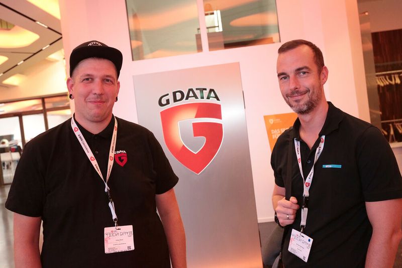 Tobias Misse (G Data) und Michael Eisenträger (etna). (Bild: G Data CyberDefense)
