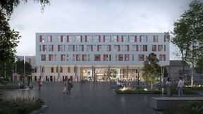 UKB-Herzzentrum in Bonn: Der
Gesundheitsbau realisiert erstmals Kardiologie und Herzchirurgie unter einem Dach.
 (Bild: Telluride Architektur)