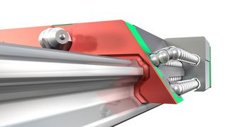 Verbesserter Gleichlauf durch SynchMotion-Führung bei der QW-Baureihe. (Bild: Hiwin)