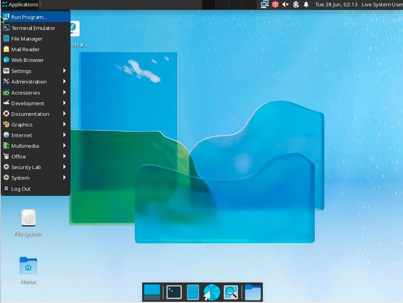 Fedorea Security Lab ist ein Live-Linux-System, das verschiedene Admin-Tools umfasst. (Bild: Red Hat, Inc. / Fedora)