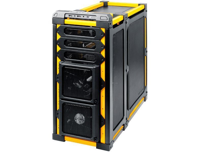 Der High-Performance-Chassis Lanboy Air, das auf dem Open-Frame-Design des Skeleton-Gehäuses von Antec aufbaut, soll sich durch besonders hohe Flexibilität auszeichnen. (Archiv: Vogel Business Media)