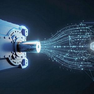 So wie das mechanische Industriegetriebe intelligent wird, hat Flender auch die Fertigung dafür ins digitale Zeitalter transferiert.(Bild:  Flender / KI-generiert)