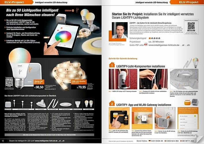 ELV-Katalog 2015: Neuigkeiten, Projekte, Produkte - eine kleine Katalogauswahl (Bild: ELV)