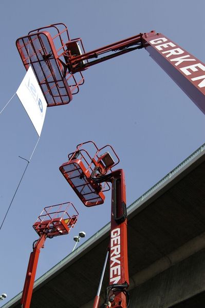 Arbeitsbühnen im Freigelände. (Bild: Schreier)