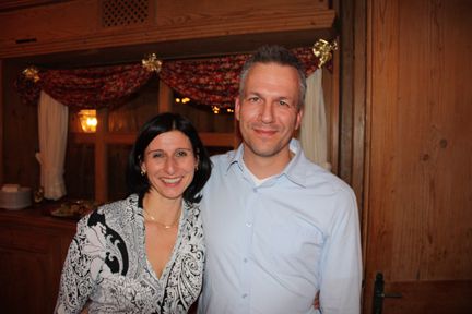 Daniela Schilling freute sich über den Besuch von Peter Schill (Aladdin)… (Archiv: Vogel Business Media)