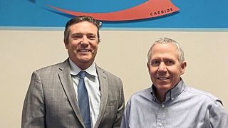 V. l.: Richard Garrick (President World West Region) and Michael Wochna (President Melin Tool Company). (Walter)