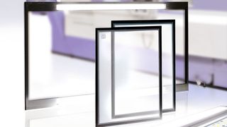 In Halle 7 stellt Hema Neuerungen rund um die Maschinenschutzscheibe vor. (Hema)