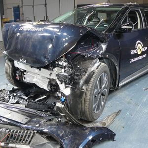 Der Kia EV6 erhielt im jüngsten EUro-NCAP-Crashtest fünf Sterne.(Bild:  Euro-NCAP)