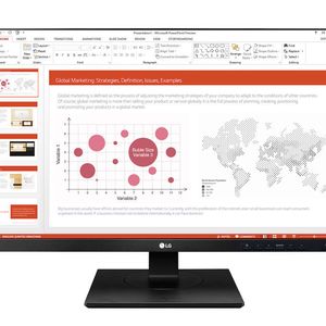 Mit seinem sehr schmalen Display-Rahmen eignet sich das LG BK750 besonders gut für Multi-Monitor-Setups. Bis zu vier Displays lassen sich mittels der Daisy-Chain-Funktion über DisplayPort an einem Monitorausgang anschließen.  