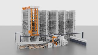 Von der Bestellung des Rohmaterials bis zum Versand des fertig kommissionierten Auftrags lassen sich sämtliche Wertschöpfungsprozesse im Stahlhandel miteinander vernetzen, einheitlich steuern und intelligent optimieren. Kasto hat Systeme, die das schaffen. (Bild: Kasto)