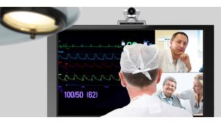 Ärzte, Therapeuten und Patienten können per Videokonferenz an ihrem Rechner vor Ort wichtige Informationen austauschen (Bild: Vidyo)