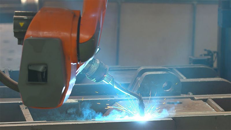 Durch den Einsatz der Schweißroboter werden exakt reproduzierbare Schweißergebnisse erzielt. (Bild: Cloos)