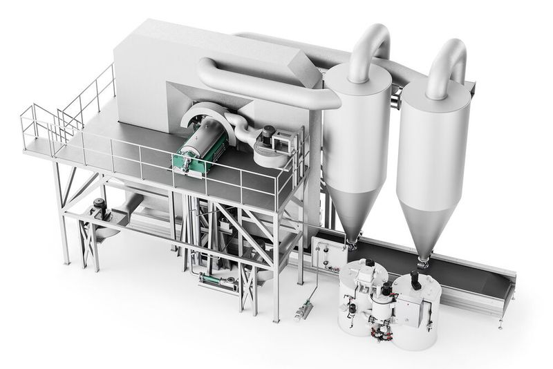Gea Biosolids Granulator - innovative Dry-on-Demand-Lösung für die Behandlung von Klärschlamm. (Bild: Gea)