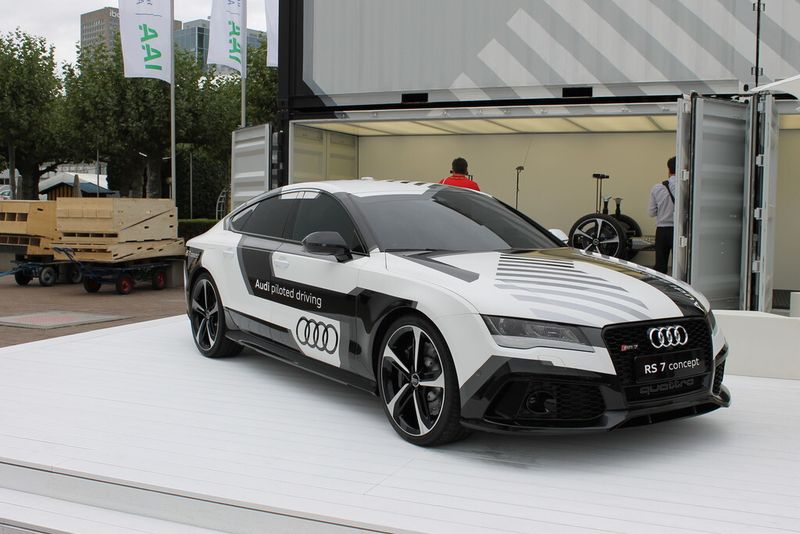 Amazing display of innovations: Audi had 33 cars on display including the Audi Q7 e-tron quattro, SQ 5 TDI plus, R8 plus, R8, S8 plus and many more! (Source: Schulz)