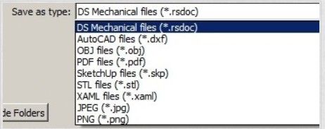 DesignSpark Mecanical: Exportieren Sie Ihre Entwürfe im STL-Format  (Bild: RS Components)
