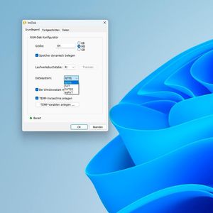 Erstellen einer neuen RAM-Disk mit ImDisk in Windows 11.(Bild:  Joos (Screenshot))