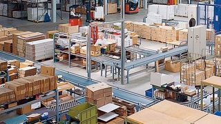 Die Verwaltung eines großen Lagers lässt sich nur durch  eine ausgeklügelte Lagerverwaltungssoftware meistern.Bild: Ehrhardt+ Partner (Archiv: Vogel Business Media)