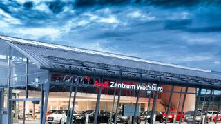 Das erneuerte Audi Zentrum in Wolfsburg. (Bild: AH Wolfsburg)