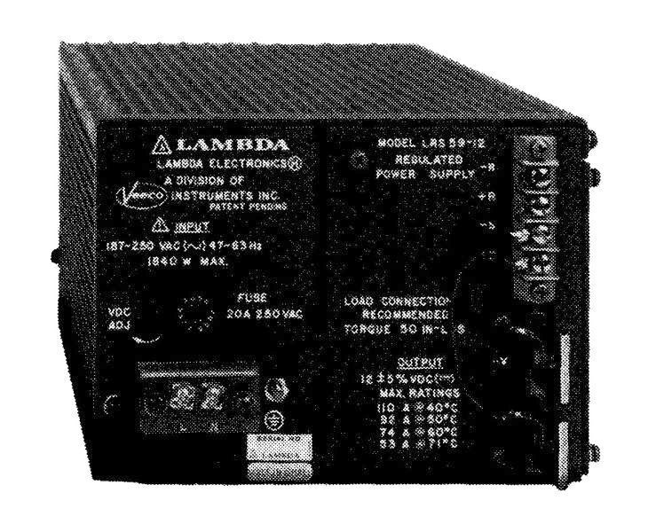 Bild 15: Das Netzgerät LRS59 mit Einzelausgang von 1989 brach mit 1500 W Konvektionskühlung einen Rekord.  (TDK-Lambda)
