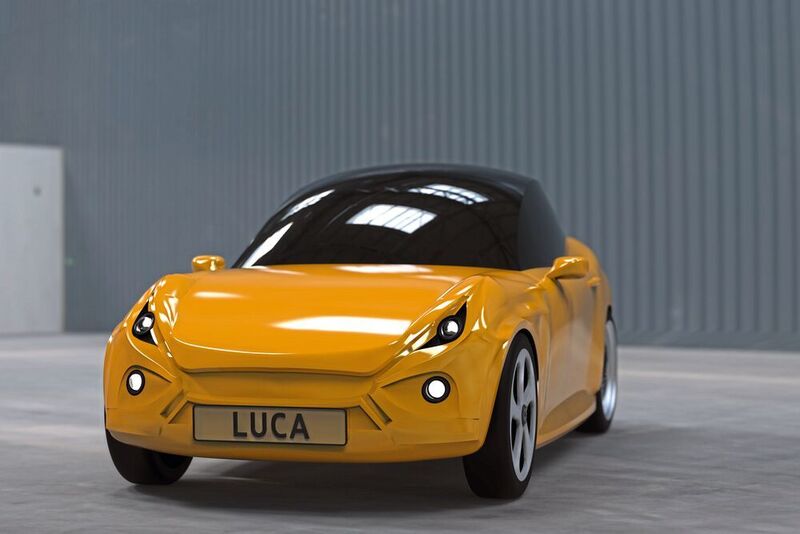Mit dem Luca hat das Team der TU Ecomotive ein weiteres Öko-Auto entworfen. (TU Ecomotive)