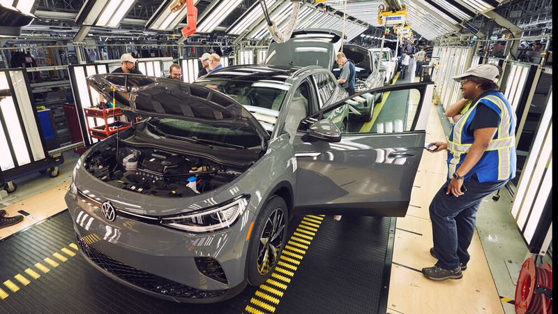 Der ID 4 kommt in den USA jedoch gut an. (Bild: VW)