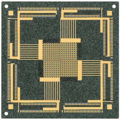 Bild 4: Mit dem CeraPad-Musterdesign ist es möglich, ein 16x16-LED-Array aus CSP0707 LEDs zu realisieren, bei dem jede LED einzeln ansteuerbar ist. Auf dieser Grundlage können adaptive Fahrzeugscheinwerfer mit einem kundenspezifischen Layout mit bis zu 1000 LEDs entwickelt werden. (Epcos)