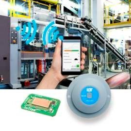 TapNLink von IoTize SAS verwirklicht die Wireless-Kommunikation zu einem Systemmikrocontroller (MCU) ohne Programmiering und ohne wesentliche Änderungen an der Hardware. TapNLink ermöglicht die Erweiterung der Datenkommunikation mit hochwertigem NFC und Wi-Fi mit integrierten Antennen. Es gewährleistet eine einfache Einrichtung nur bei der Konfiguration. Die Installation erfordert keine Kodierung und keine spezifische Fachkenntnisse. (Halle 4A / 4A-501) (Bild: IoTize SAS)