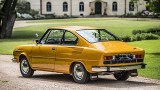 Richtig gesehen: Das Auto kommt von Skoda. Der 110 R hatte ab 1971 auch in Deutschland viele Fans. (Bild: Skoda)