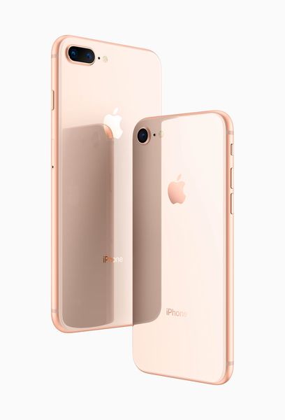 Die Glasrückseite ermöglicht auch bei den iPhone-8-Modellen das drahtlose Laden. (Apple)