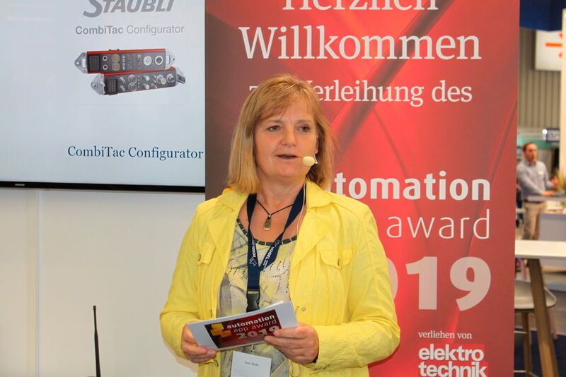 Ines Stotz, Chefredakteurin der elektrotechnik AUTOMATISIERUNG, führte durch den Abend.  (Siegl/VCG)