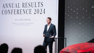Ola Källenius stellt die Jahreszahlen für das Geschäftsjahr 2024 vor. (Bild: Mercedes-Benz)