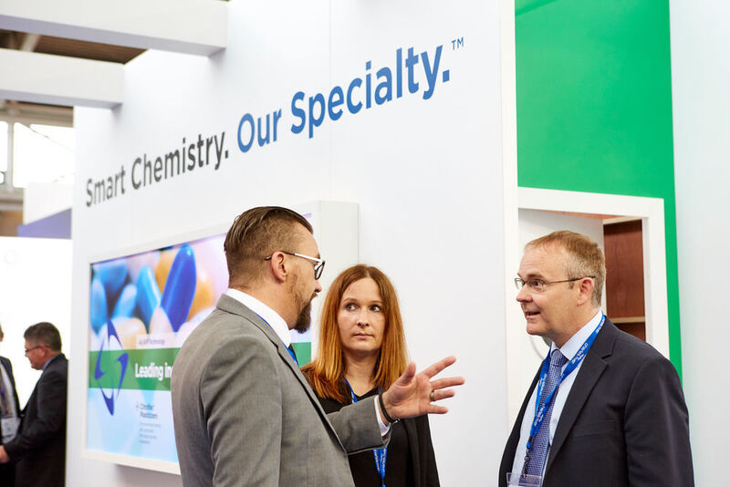 Die Chemspec Europe hat sich als Spezialmesse für internationale Hersteller, Anbieter und Distributoren von Spezial- und Feinchemikalien etabliert. 2017 in München konnte die Messe erneut Rekordzahlen verzeichnen. (Mack Brooks / Chemspec)