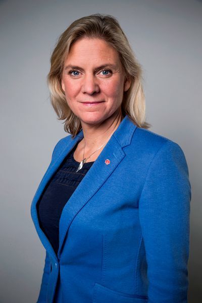 Die schwedische Finanzminister Magdalena Andersson und ... (Government of Sweden)