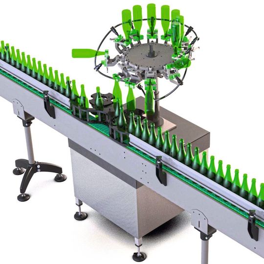 Der Flaschenrinser Bottlejet besticht durch seine geringen Einbaumaße.(Bild:  TTW)