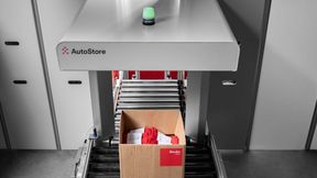 Nowaste Logistics ist der erste Autostore-Kunde, der die neue Autocase-Lösung einsetzt. Geliefert und installiert wurde das Ganze von Swisslog. (Bild: Marius Beck Dahle)