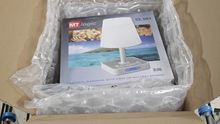 Die kompakte Luftkissenfolie ist im aufgeblasenen Zustand 670 mm breit. Bild: FP International (Archiv: Vogel Business Media)