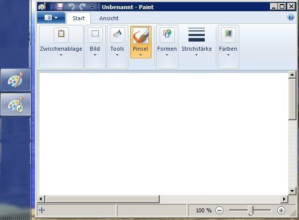 Abbildung 7: Dieses Bild zeigt die Applikations-Virtualisierung mit einer Microsoft-Anwendung über Microsoft Remotedesktop-Dienst. Die anderen Hersteller zeigen ein äquivalentes Bild. Der Client ist ein Windows 7 64-Bit. Die „remoten“ Programme unterscheiden sich vom Icon her von den lokalen Programmen. (Archiv: Vogel Business Media)
