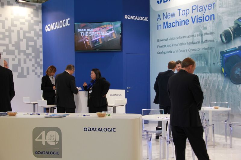 Der Stand von Datalogic. (Bild: Schäfer)