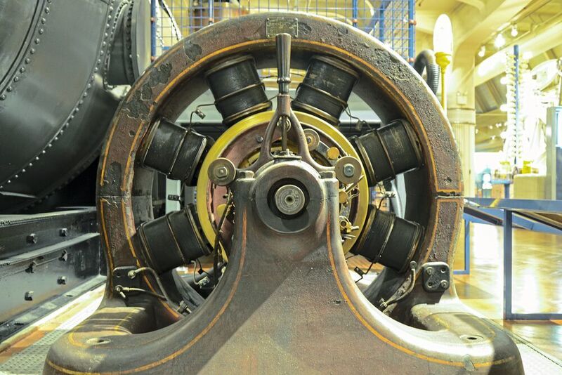 Dieser Generator von 1903 wurde von einer großen Wasserturbine gespeist und versorgte eine Mine in den USA mit Strom. (Stefanie Michel)