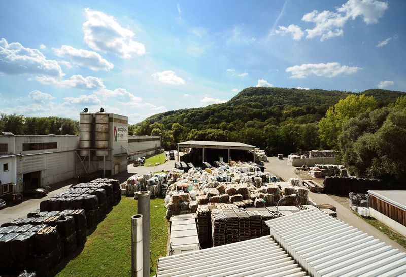 Der Ecoplast Kunststoffrecycling Standort im österreichischen Wildon (Ecoplast)