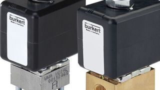 Reliable and temperature resistant: The new compact 2/2-way and 3/2-way valves offer a large number of individual selection options. (Bürkert)