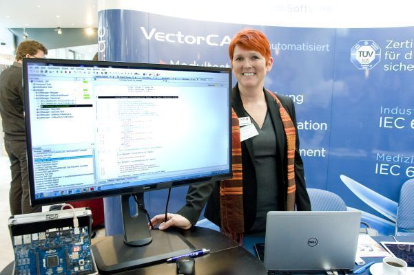 Alles im Griff: Sissel Rönneberg-Schlehlein von Vector Software. (Elisabeth Wiesner)