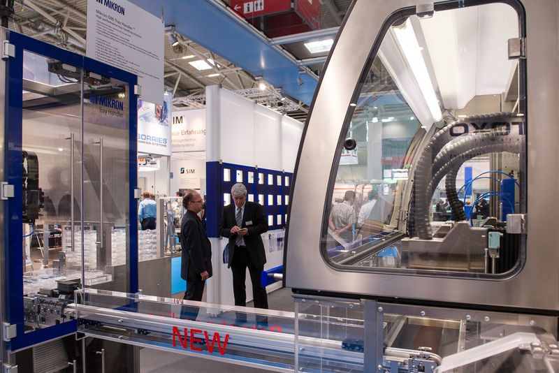 Rückblick: Impressionen von der Automatica 2012. (Bild: Messe München)